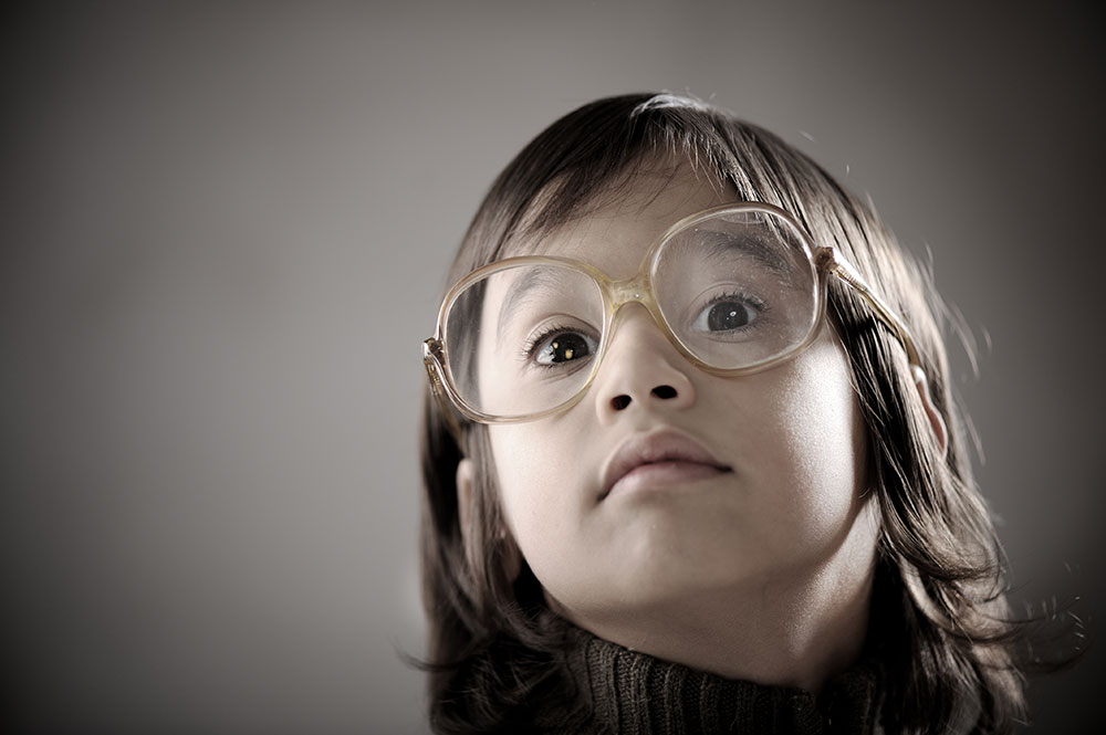 kid with glasses